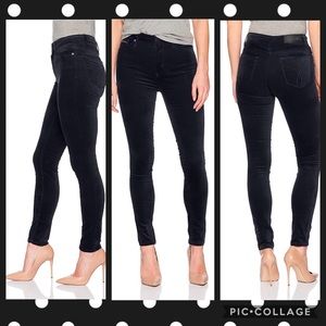NWT Calvin Klein Velvet High Rise Ankle Skinny
